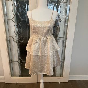 Gold Babydoll Semi-Formal